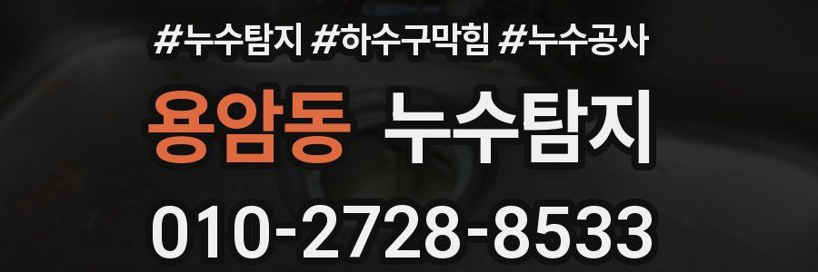 용암동 누수탐지업체
