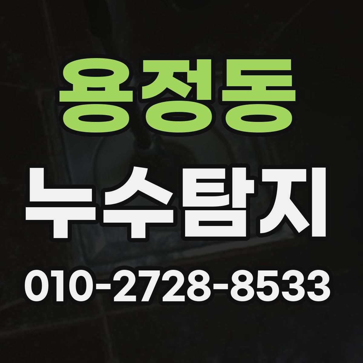 용정동 누수탐지