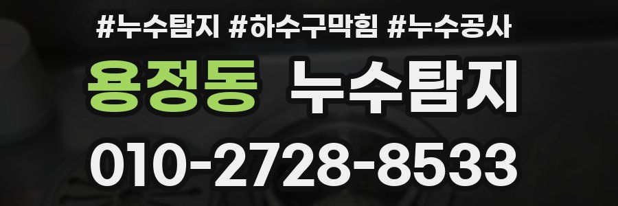 용정동 누수탐지업체