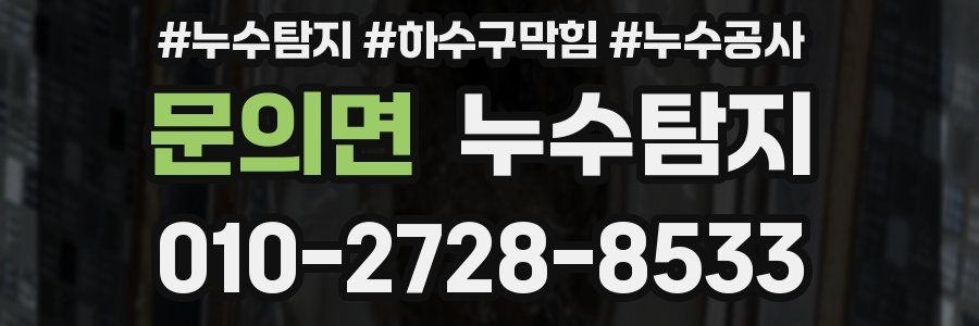 문의면 누수탐지업체