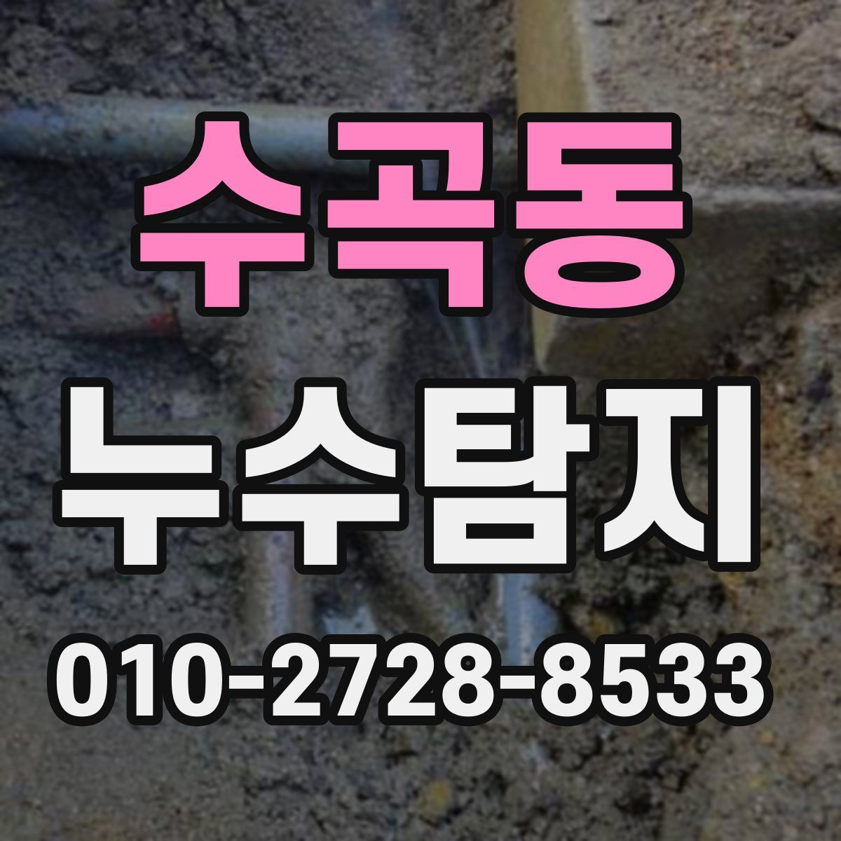 수곡동 누수탐지