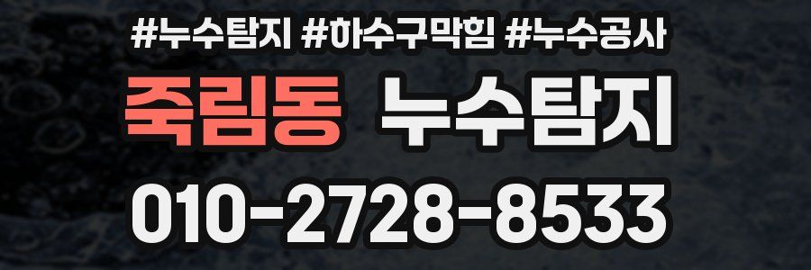 죽림동 누수탐지업체