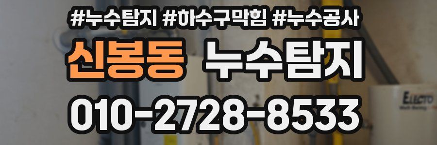 신봉동 누수탐지업체