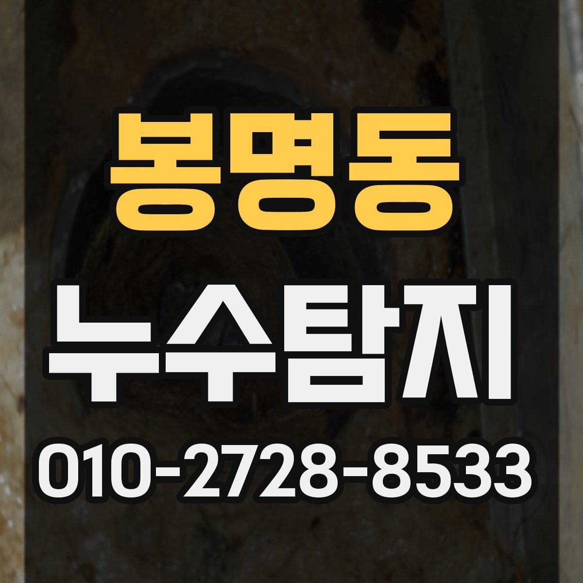 봉명동 누수탐지