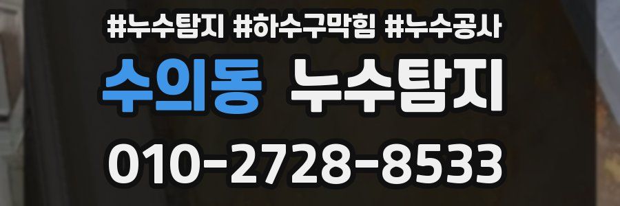 수의동 누수탐지업체
