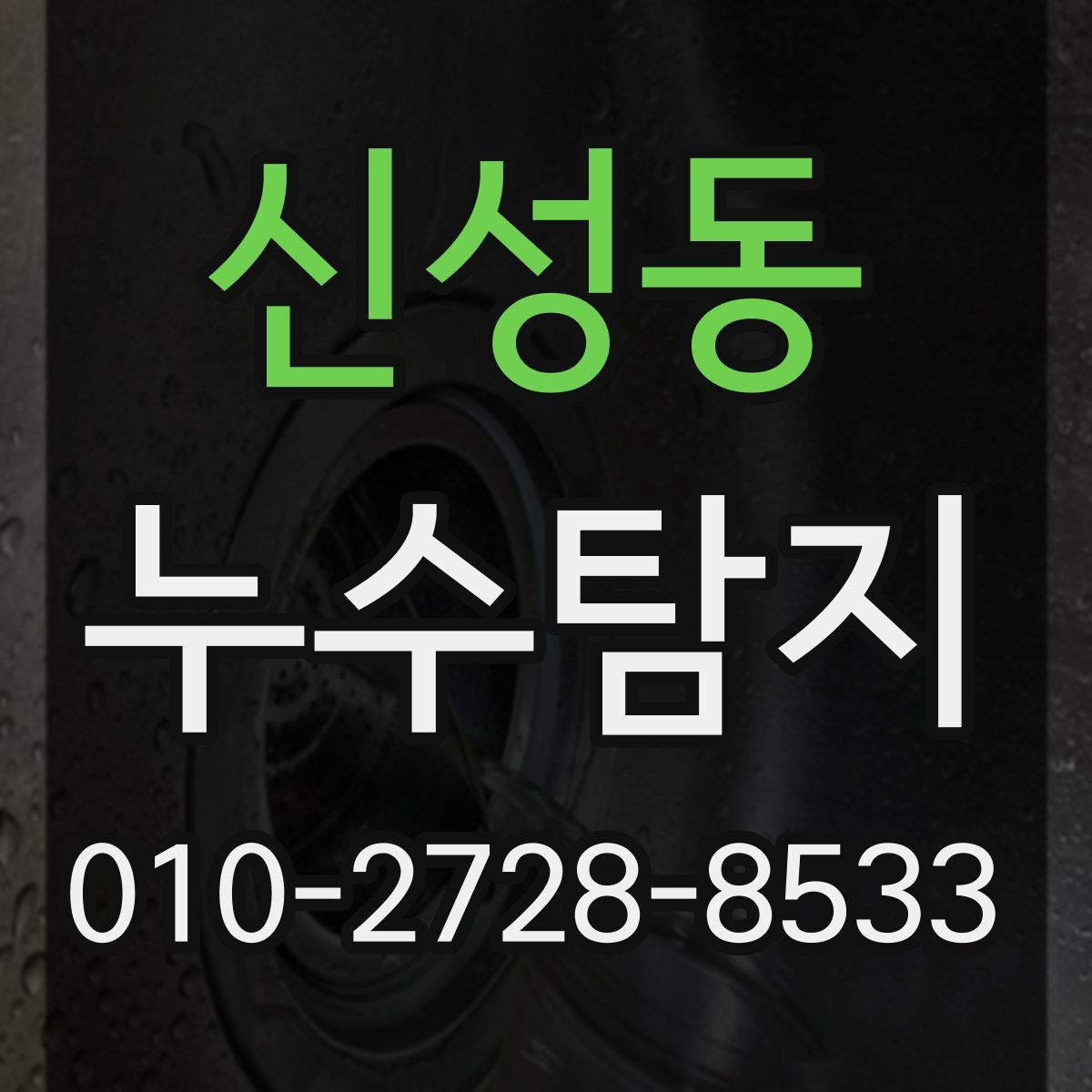 신성동 누수탐지