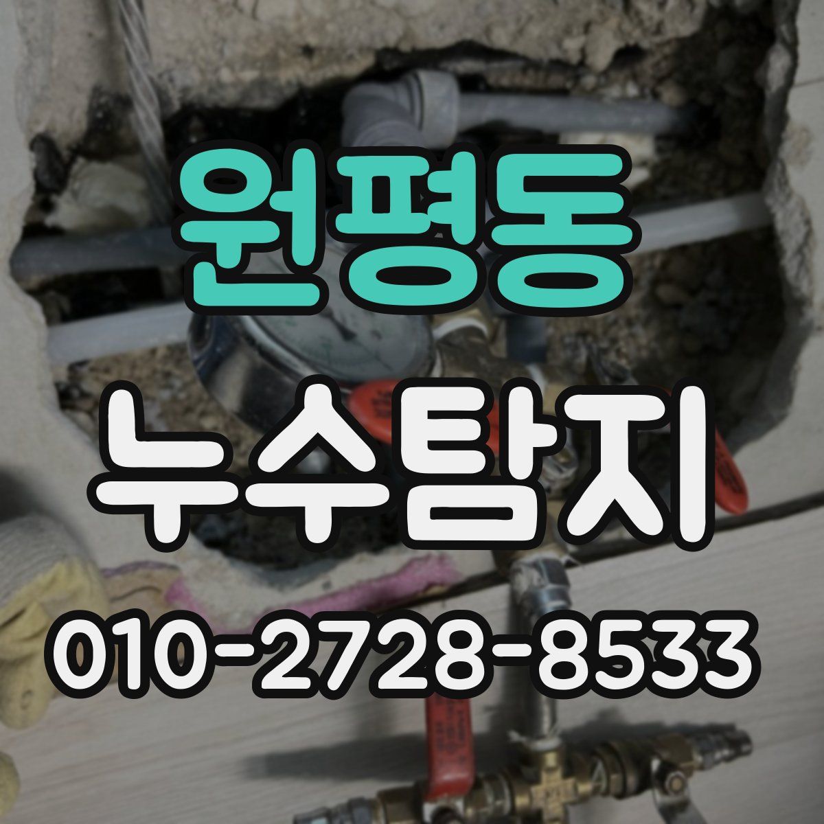 원평동 누수탐지