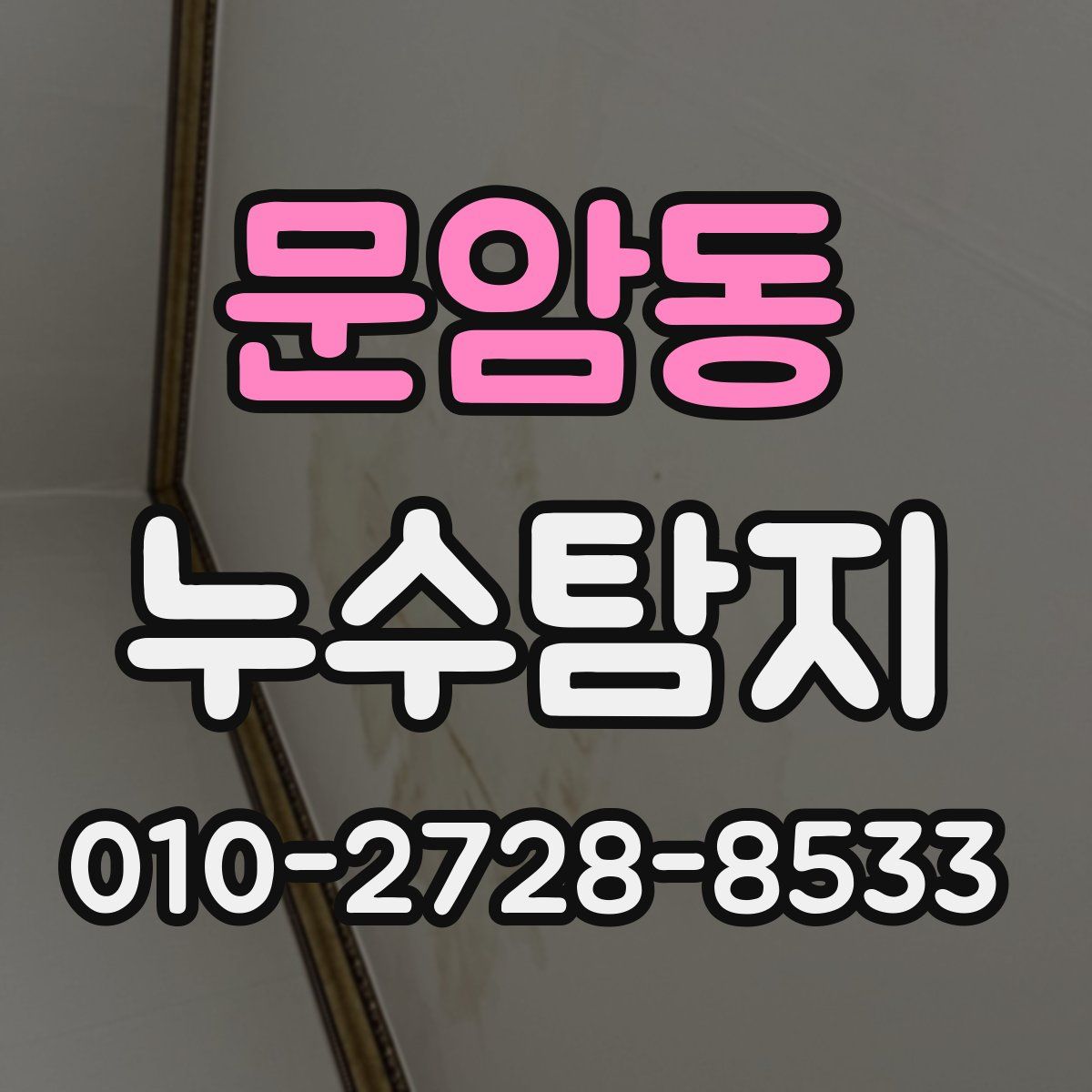 문암동 누수탐지