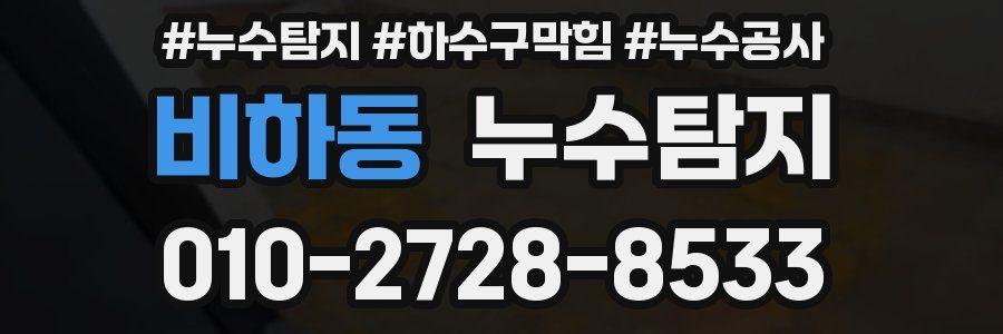 비하동 누수탐지업체