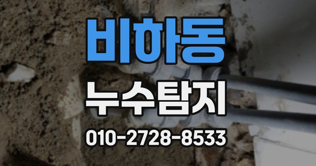 비하동 누수공사