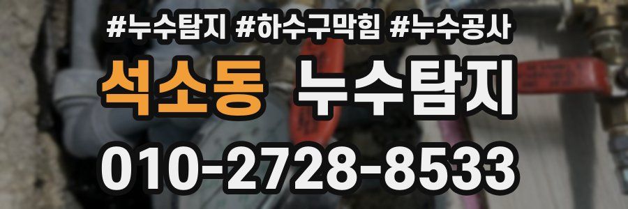 석소동 누수탐지업체