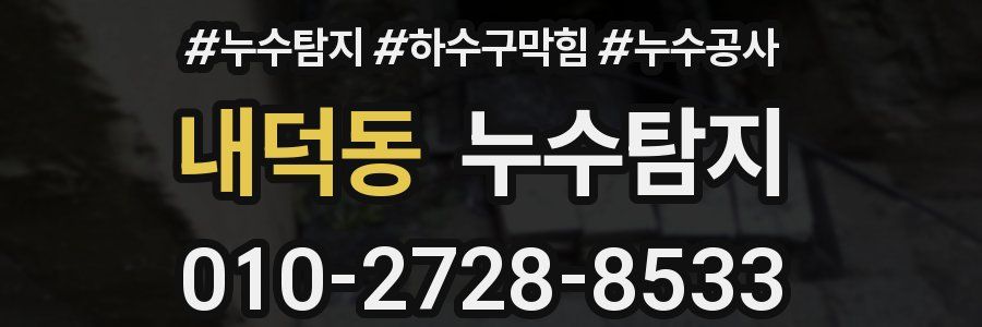 내덕동 누수탐지업체