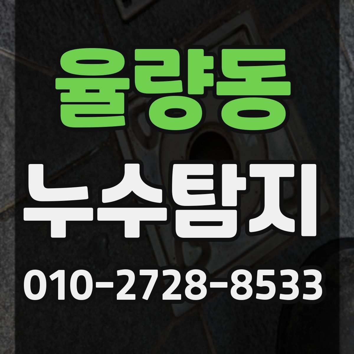 율량동 누수탐지