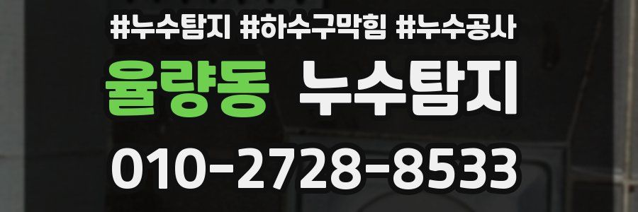 율량동 누수탐지업체