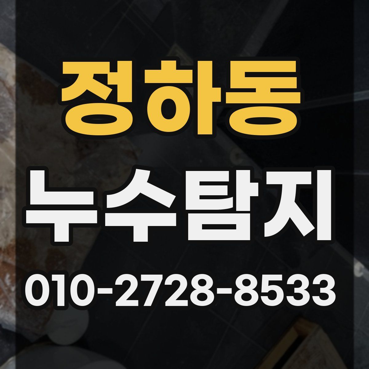 정하동 누수탐지