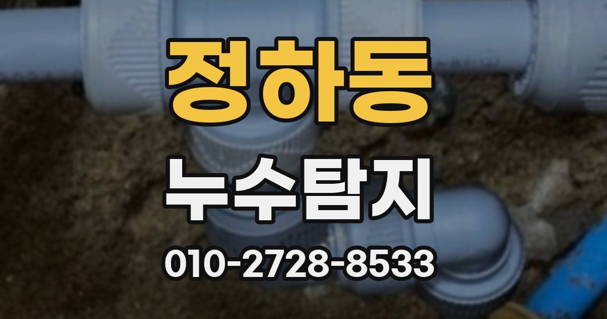 정하동 누수공사