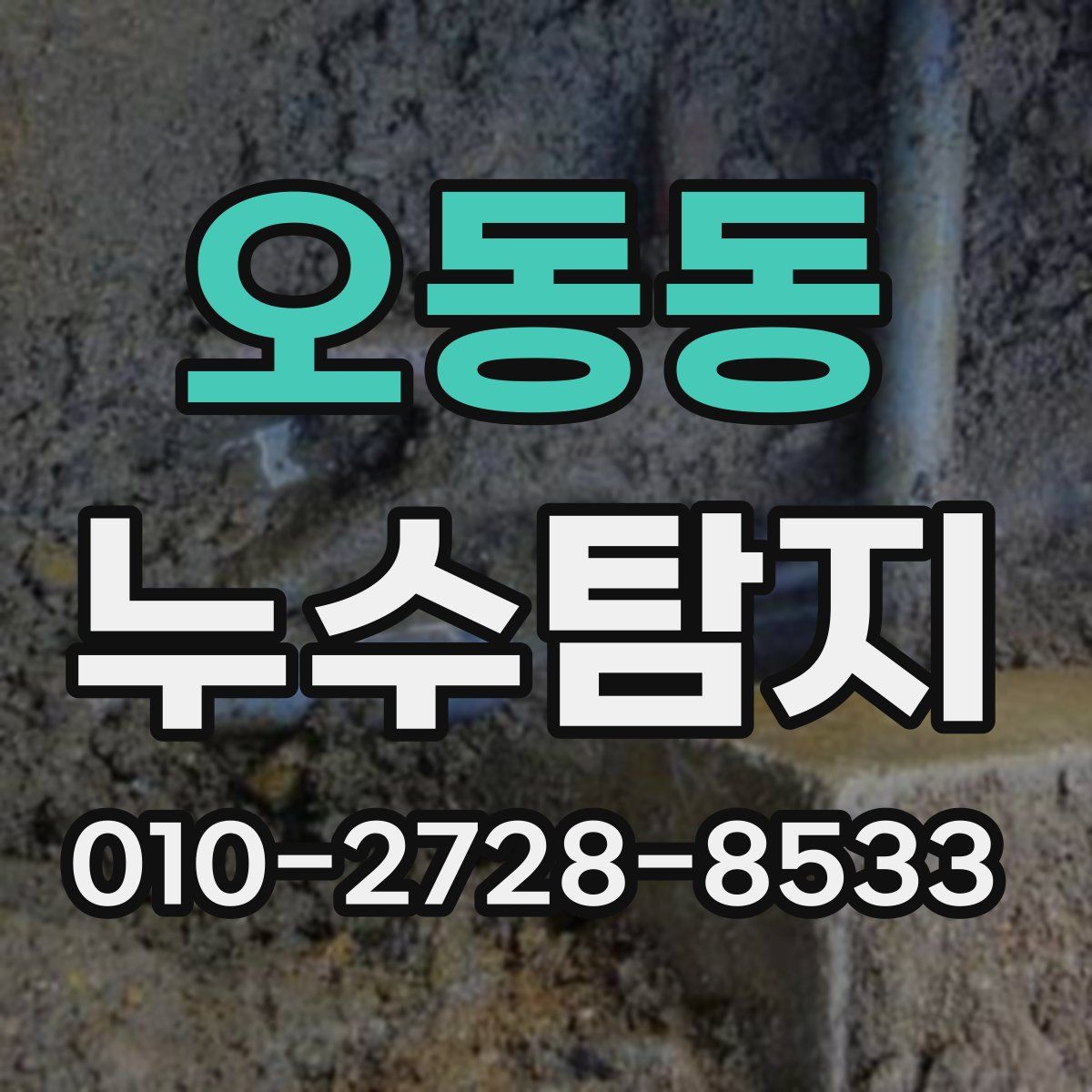 오동동 누수탐지