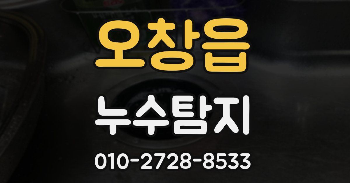오창읍 누수공사