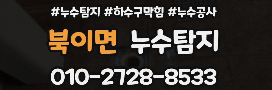 북이면 누수탐지업체
