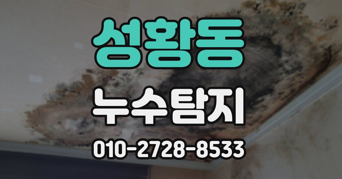 성황동 누수공사