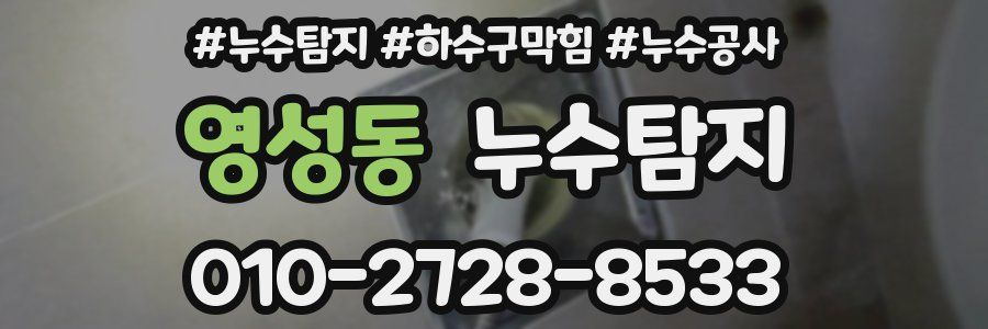 영성동 누수탐지업체
