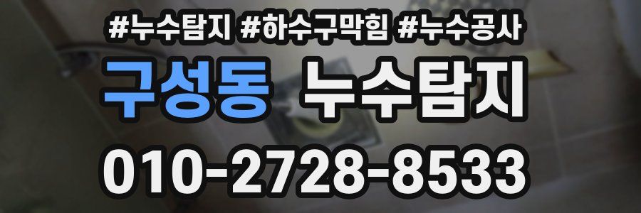 구성동 누수탐지업체