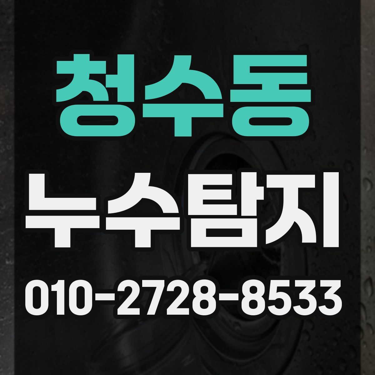 청수동 누수탐지
