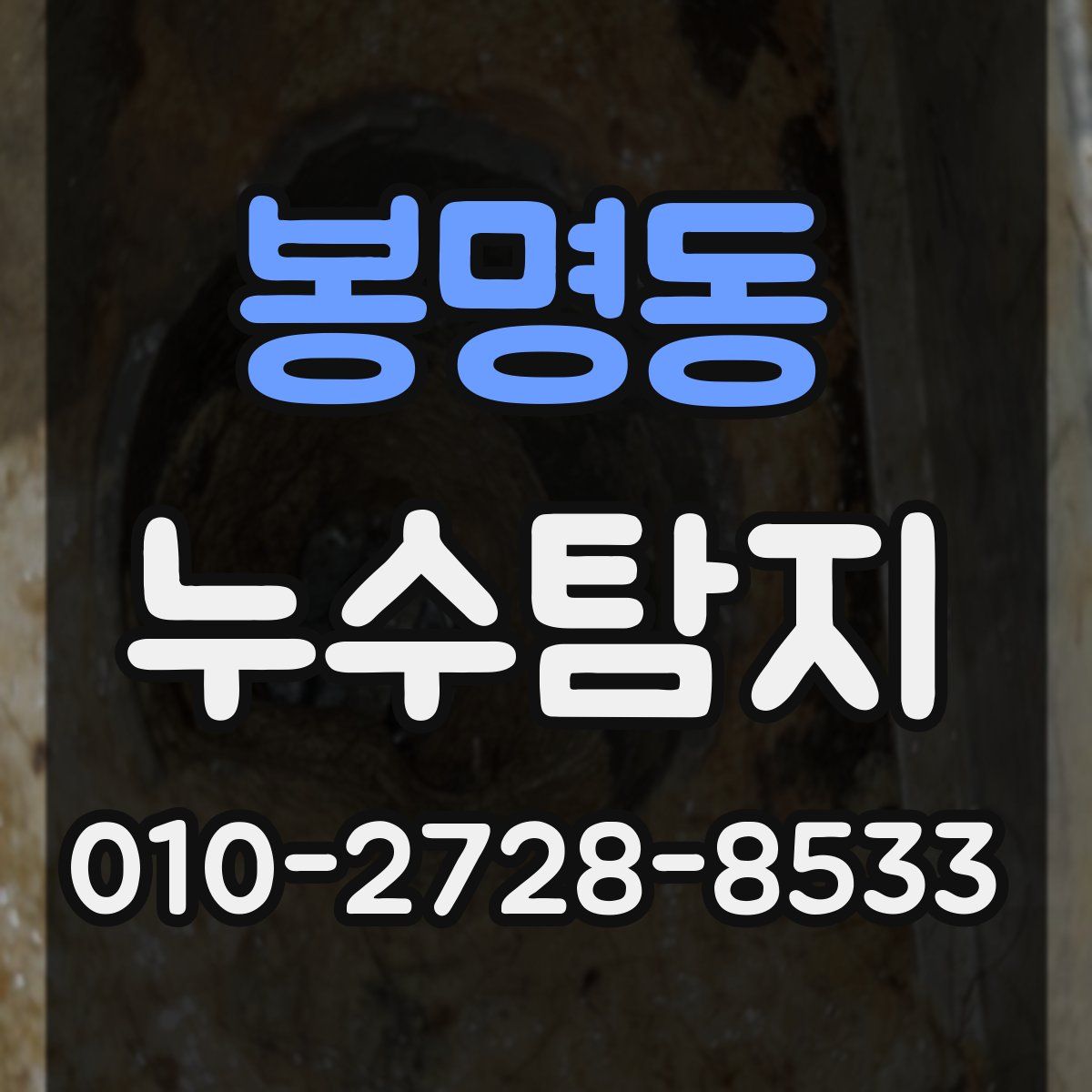 봉명동 누수탐지