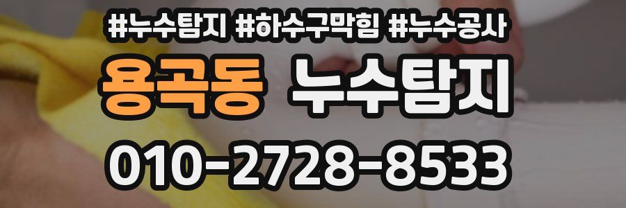용곡동 누수탐지업체