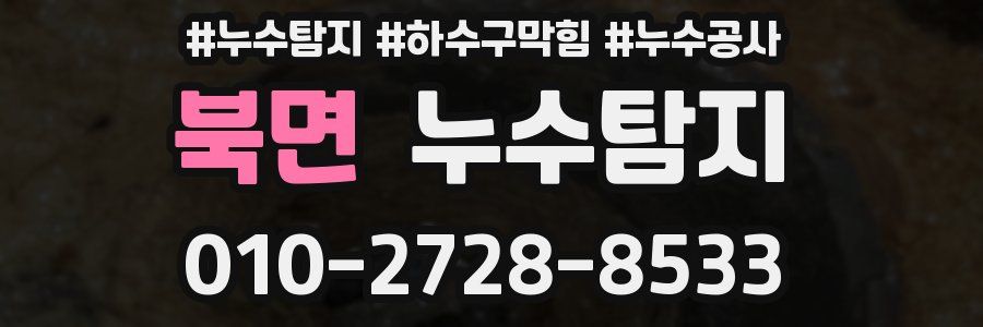 북면 누수탐지업체