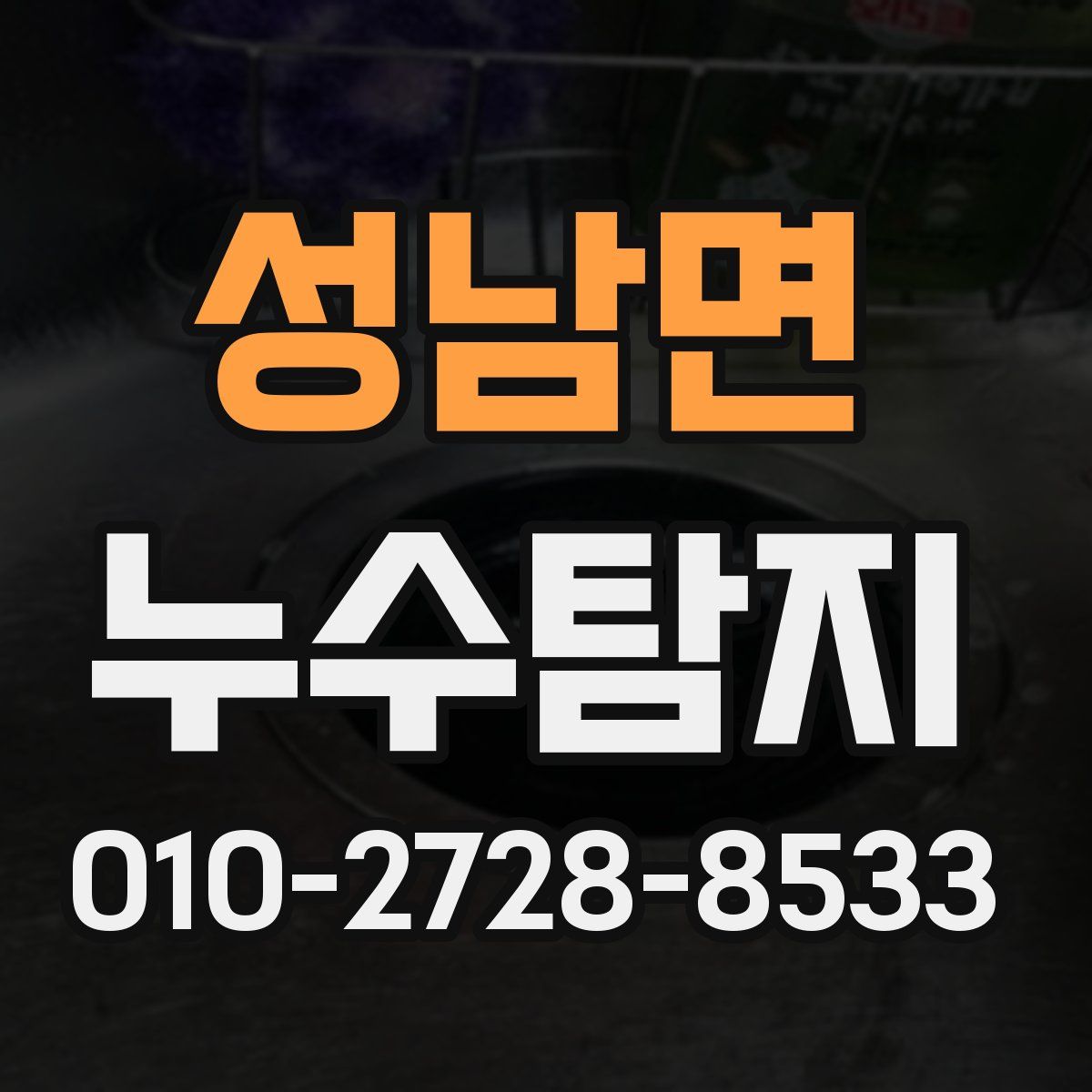 성남면 누수탐지
