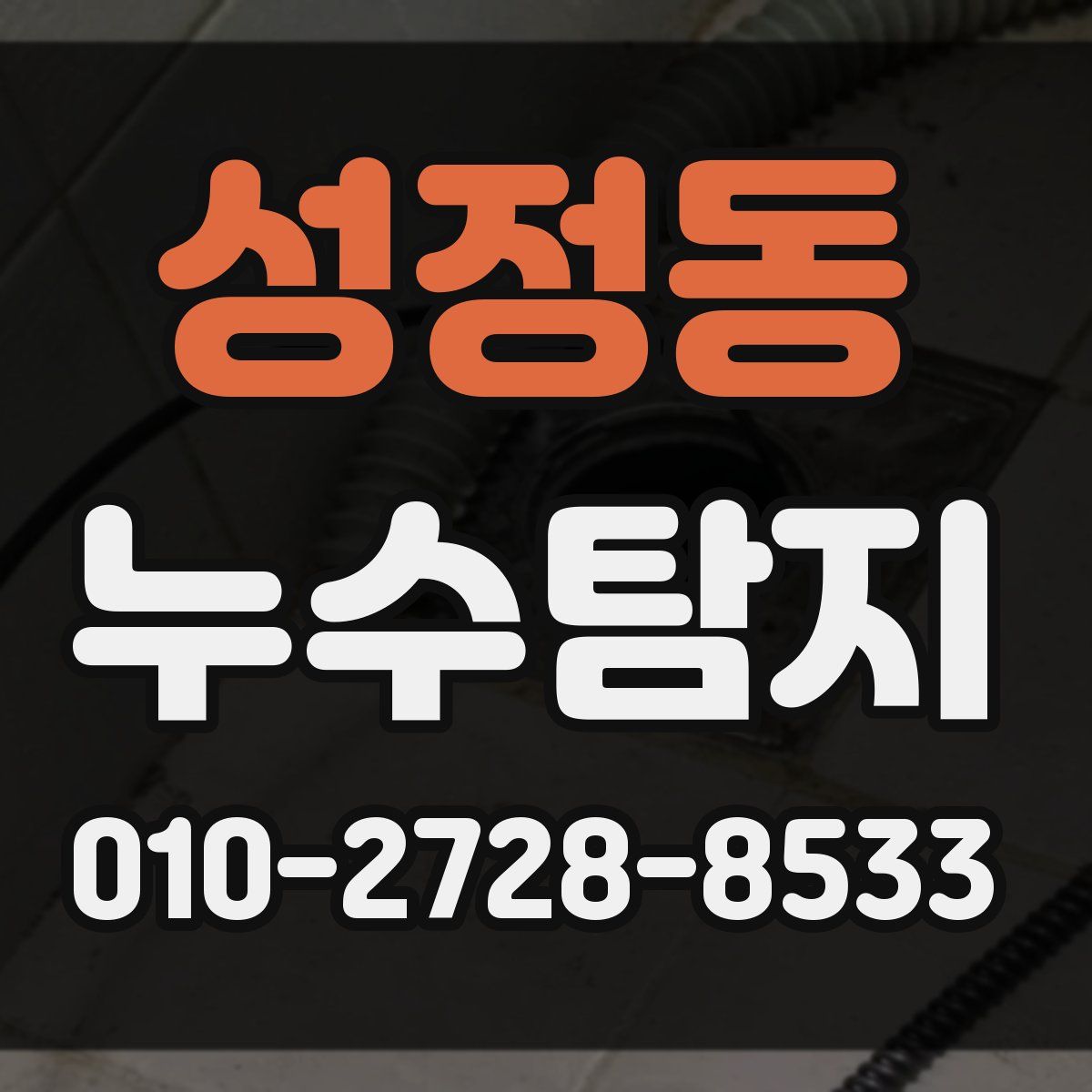 성정동 누수탐지