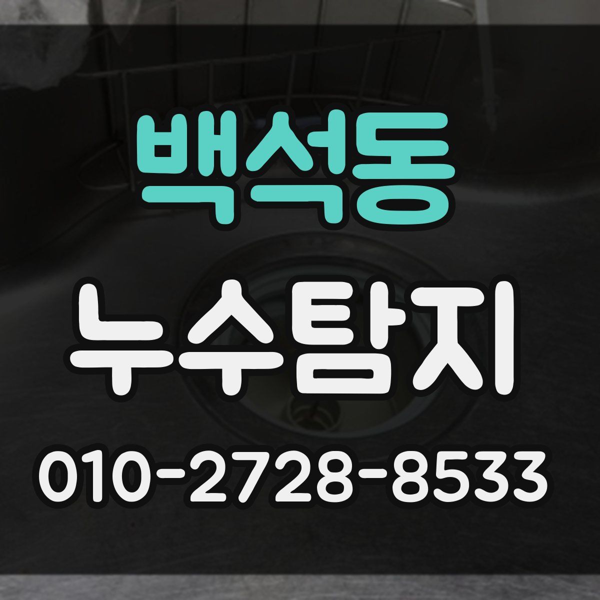 백석동 누수탐지