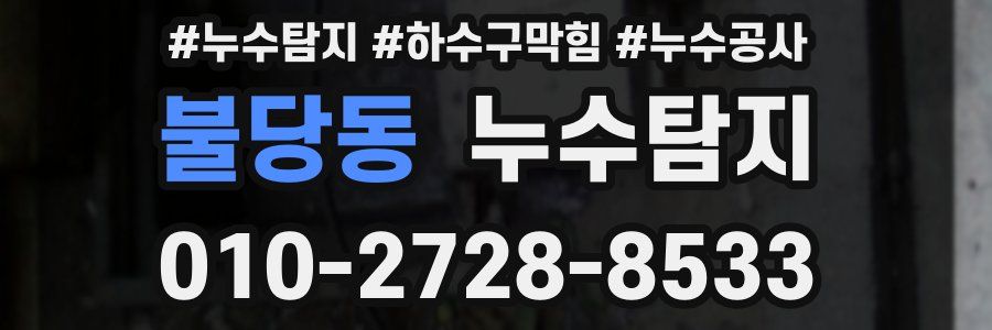 불당동 누수탐지업체