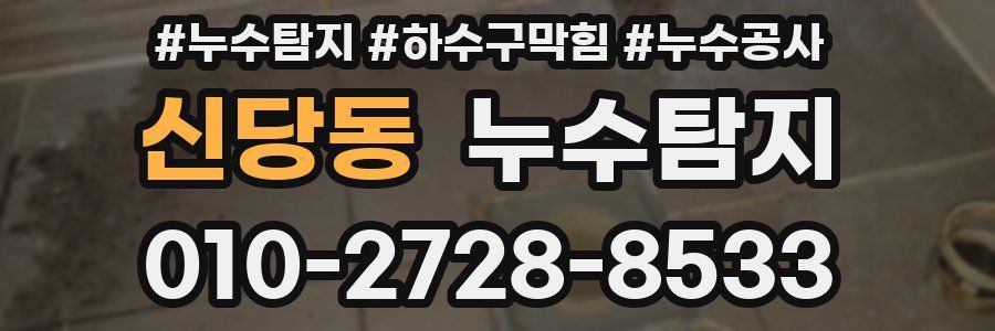 신당동 누수탐지업체