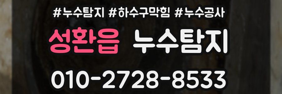성환읍 누수탐지업체