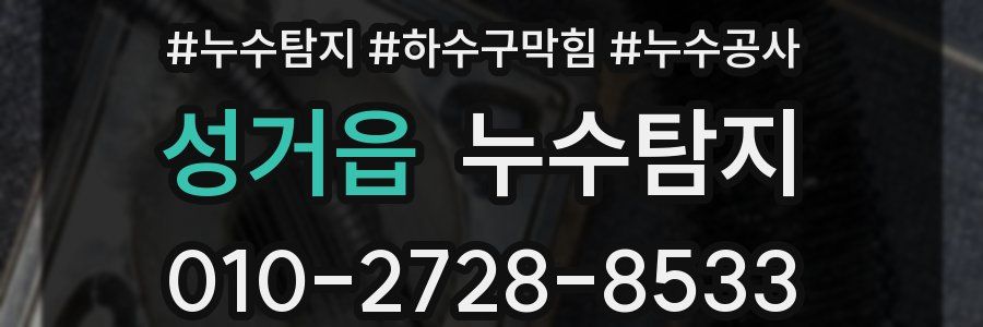 성거읍 누수탐지업체