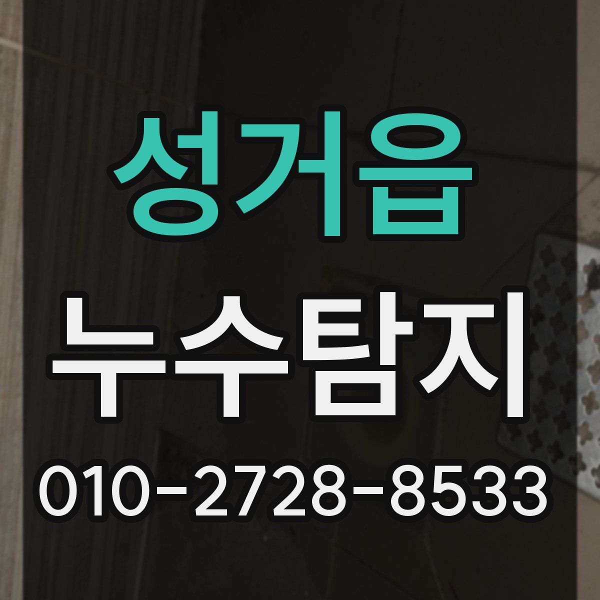 성거읍 누수탐지