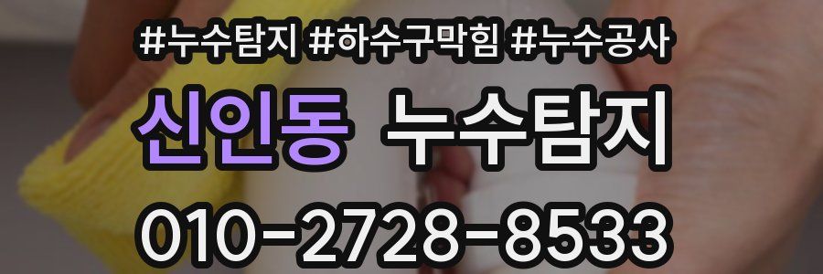 신인동 누수탐지업체