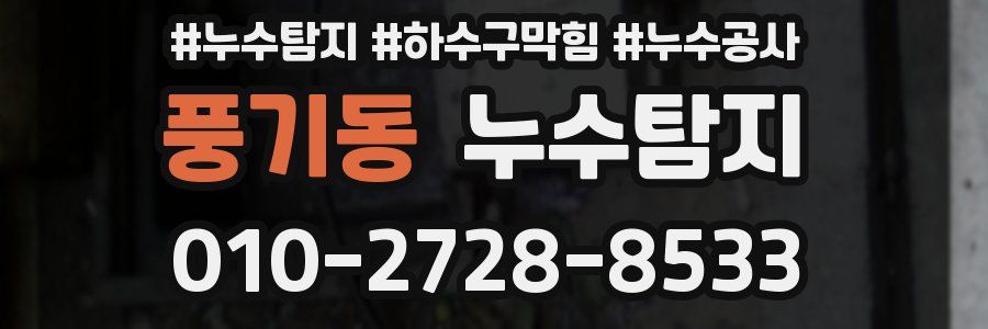풍기동 누수탐지업체