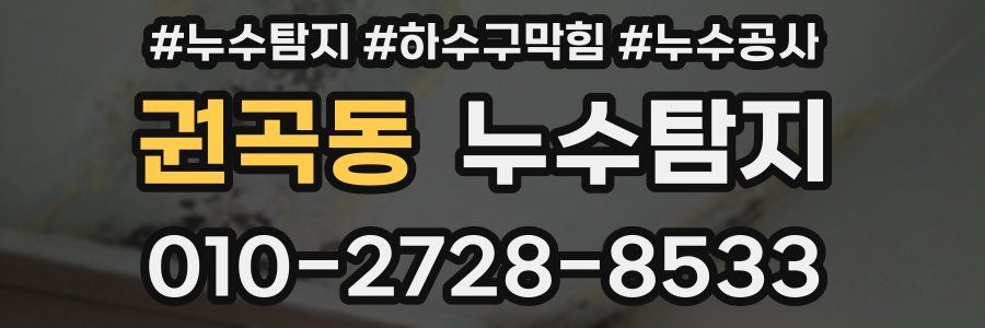 권곡동 누수탐지업체