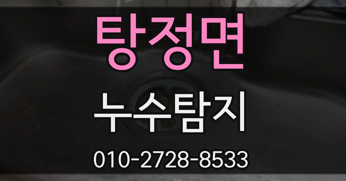 탕정면 누수공사
