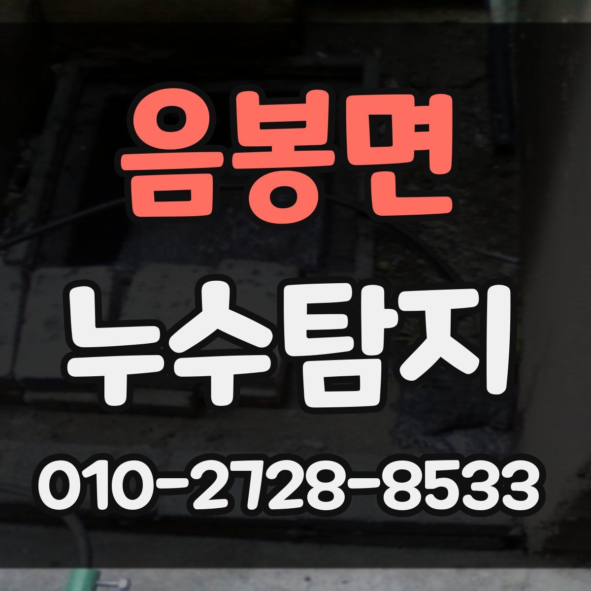 음봉면 누수탐지