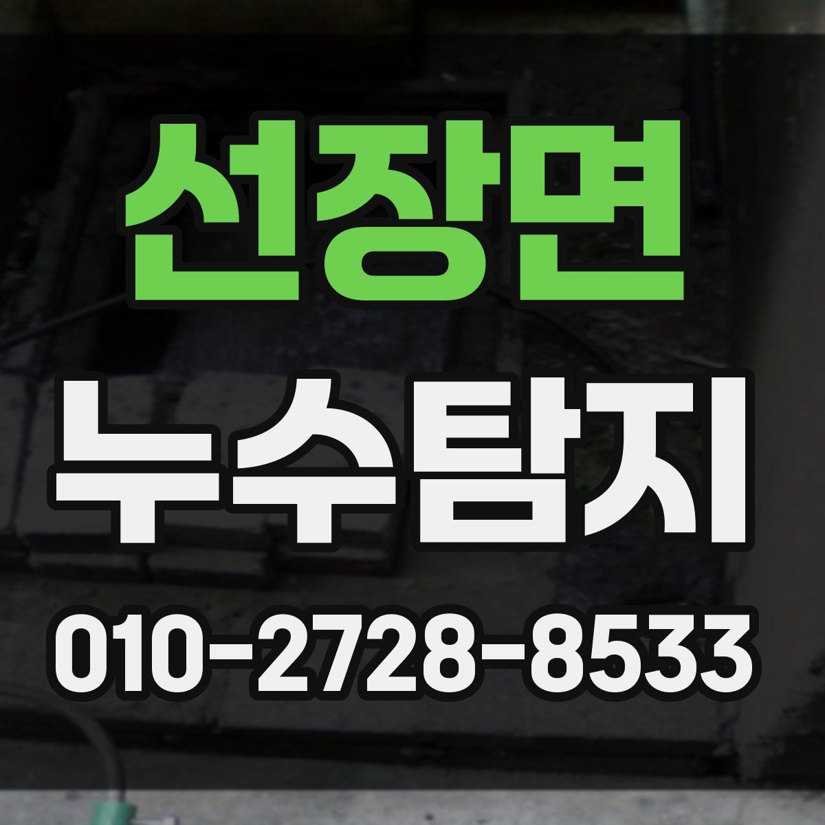 선장면 누수탐지