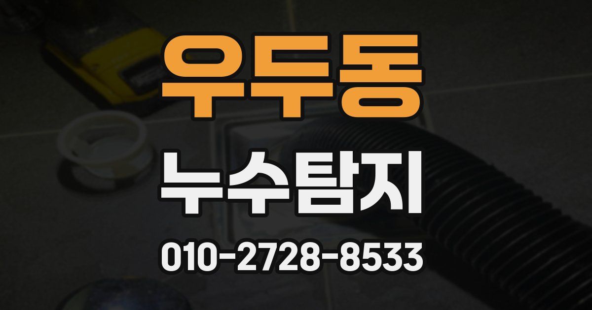 우두동 누수공사