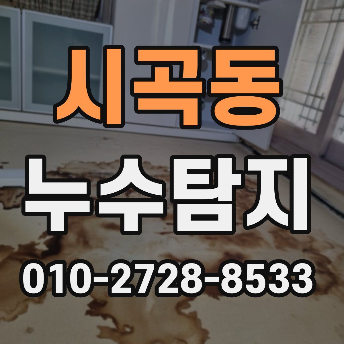 시곡동 누수탐지