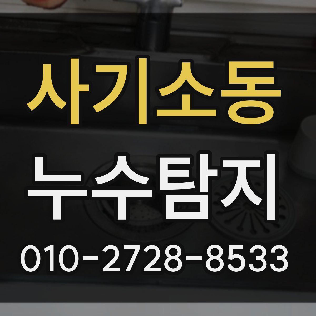 사기소동 누수탐지