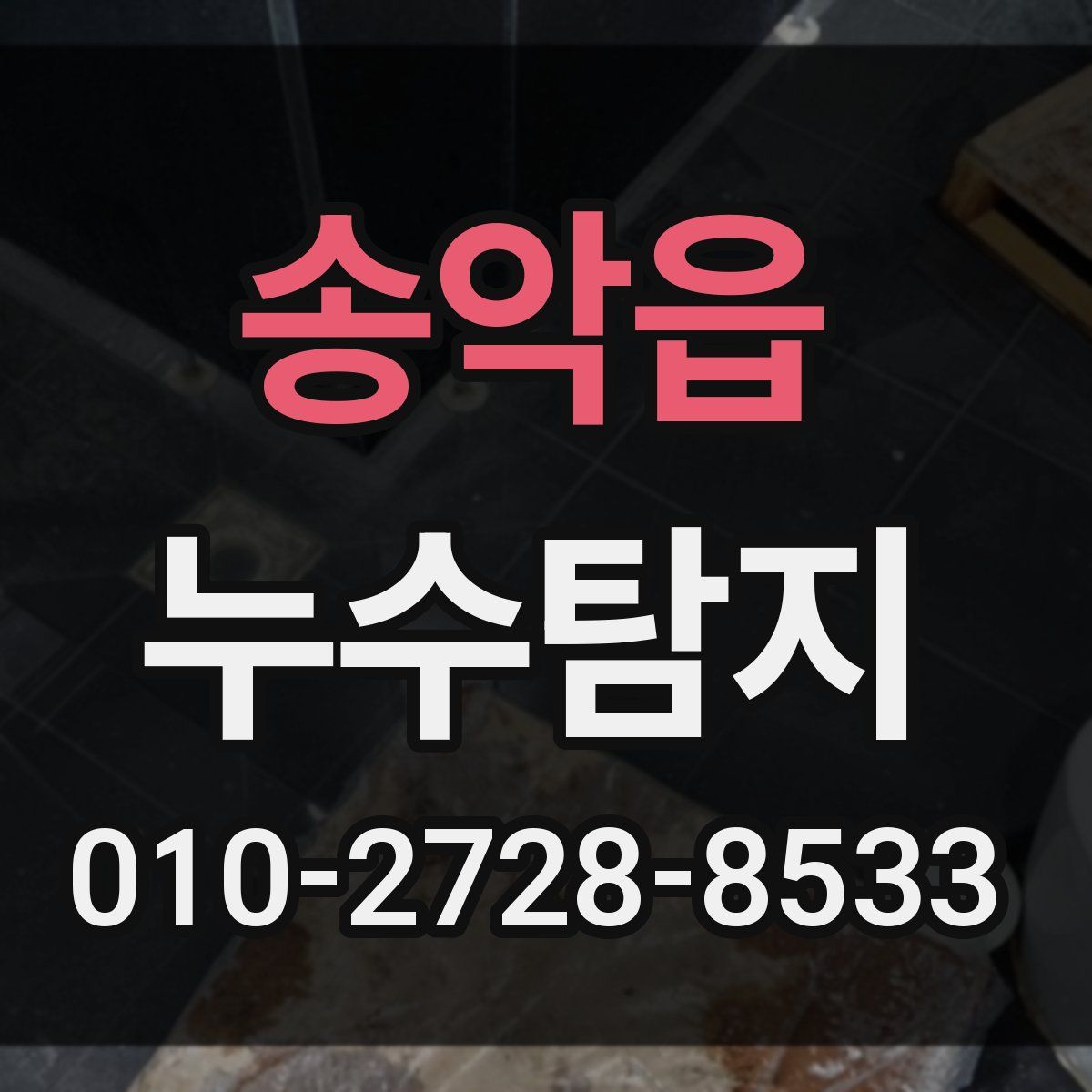 송악읍 누수탐지