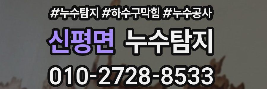 신평면 누수탐지업체