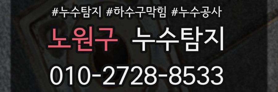 노원구 누수탐지업체